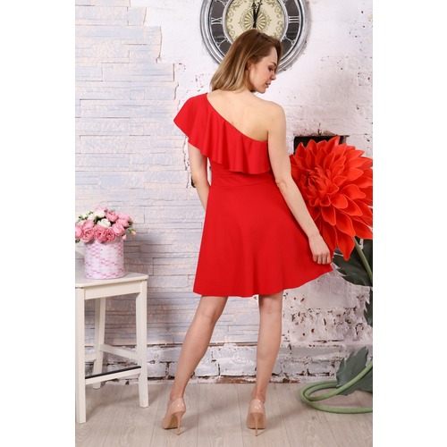 Платье Афина красное Д521 р 48 фото 3