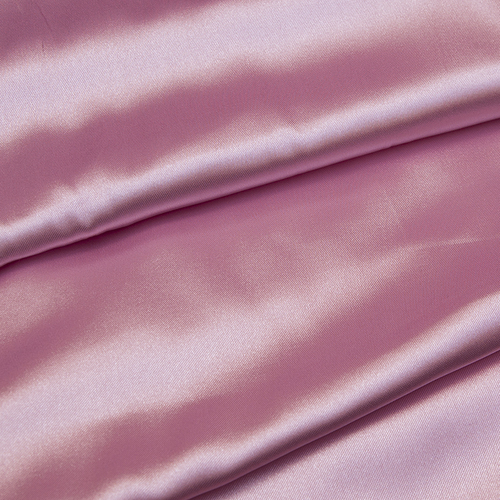 Ткань на отрез шелк искусственный 100% полиэстер 220 см цвет светло-розовый фото 1