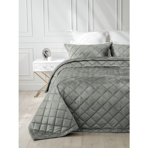 Покрывало VT велюр 260х240 + 2 нав 50х70 цвет 17-4013 фото 10