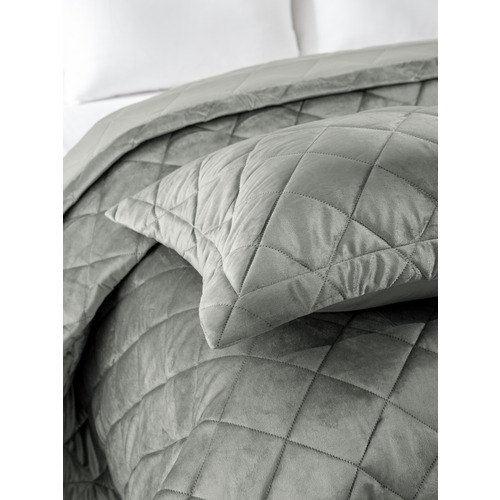 Покрывало VT велюр 260х240 + 2 нав 50х70 цвет 17-4013 фото 3