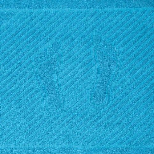 Полотенце махровое ножки 700 гр/м2 Туркменистан 50/70 см цвет бирюзовый фото 1