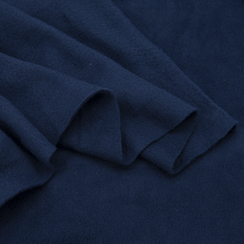 Ткань на отрез флис цвет Темно-синий фото 3