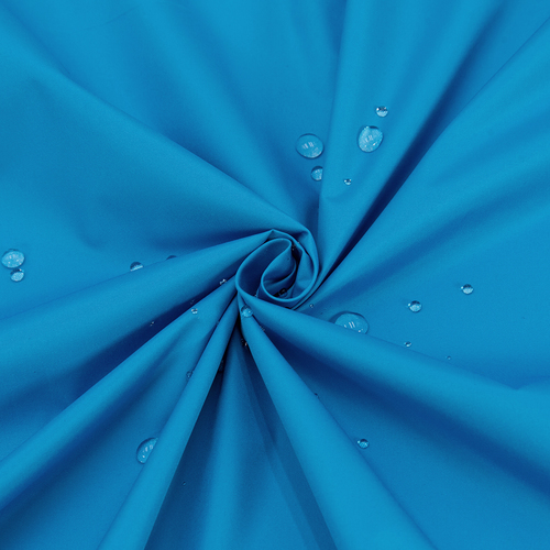Ткань на отрез дюспо 240Т покрытие Milky 80 г/м2 цвет темно-голубой фото 1