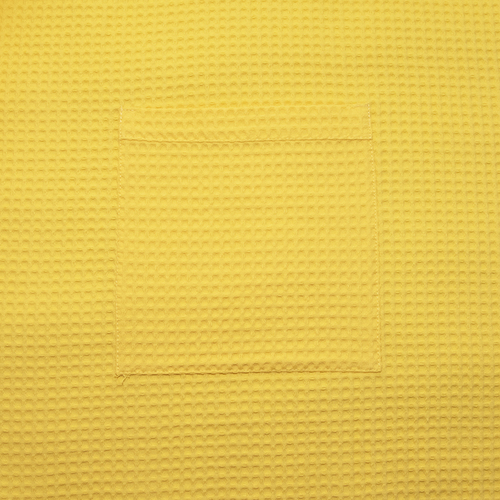 Набор для сауны вафельный женский 3 предмета цвет желтый фото 5