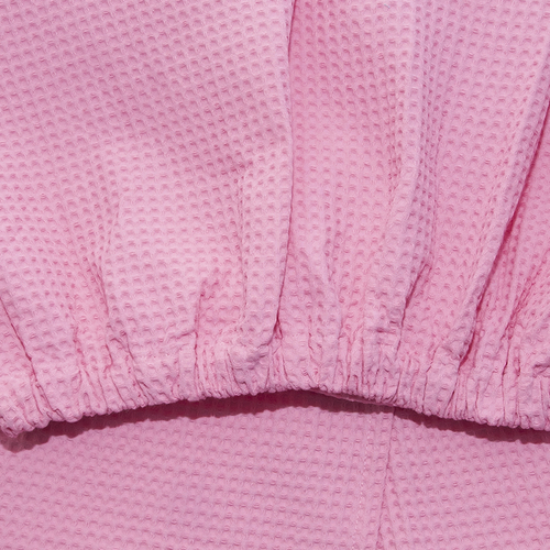 Набор для сауны вафельный женский 3 предмета цвет розовый фото 5