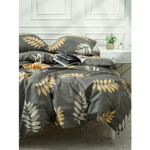 Постельное белье VT из полисатина DJL6652 2-х сп с евро простыней с наволочками 70/70 фото 12