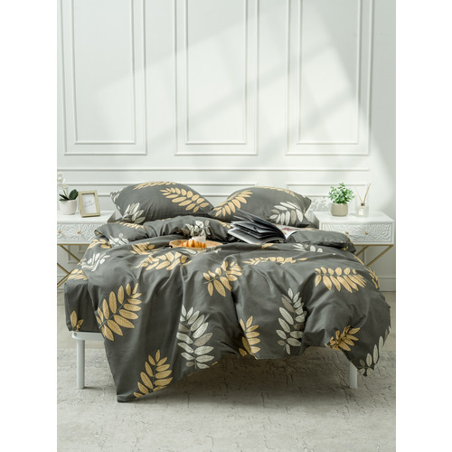 Постельное белье VT из полисатина DJL6652 2-х сп с евро простыней с наволочками 70/70 фото 8