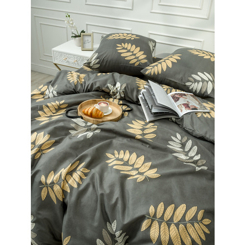 Постельное белье VT из полисатина DJL6652 2-х сп с евро простыней с наволочками 70/70 фото 6