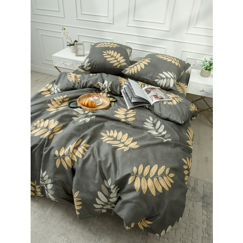 Постельное белье VT из полисатина DJL6652 2-х сп с евро простыней с наволочками 70/70 фото 7