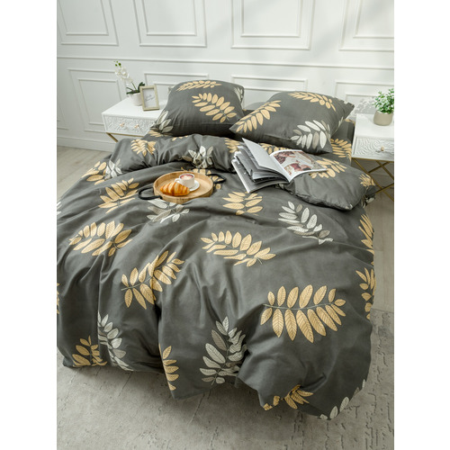 Постельное белье VT из полисатина DJL6652 2-х сп с евро простыней с наволочками 70/70 фото 1