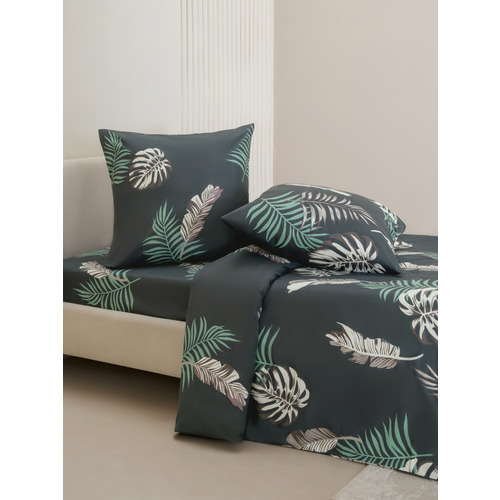 Постельное белье VT из полисатина DJL7126 2-х сп с евро простыней с наволочками 70/70 фото 5