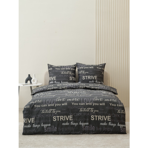 Постельное белье VT из полисатина 5044 2-х сп с евро простыней с наволочками 70х70 фото 1