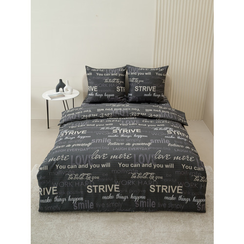 Постельное белье VT из полисатина 5044 2-х сп с евро простыней с наволочками 70х70 фото 8