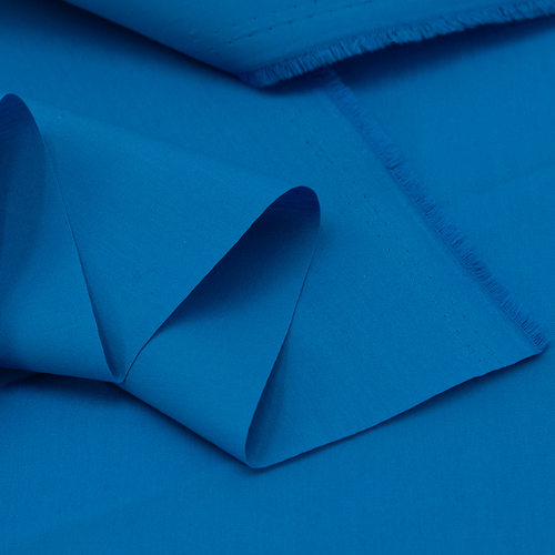 Ткань на отрез тиси 150 см цвет насыщенно-голубой 13 фото 5