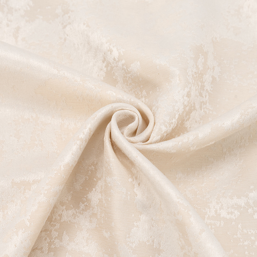 Портьерная ткань на отрез Мрамор 2 цвет молочный фото 1