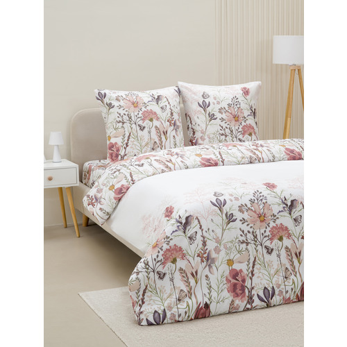 Постельное белье VT из полисатина 10690 2-х сп с евро простыней с наволочками 70/70 фото 8