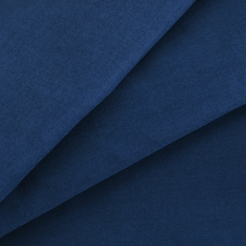Ткань на отрез сатин гладкокрашеный 250 см 19-4026 цвет синий океан фото 1