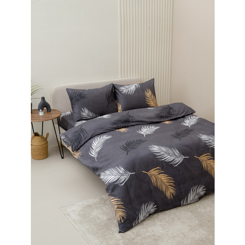 Постельное белье 4009/2 2-х сп с евро простыней с наволочками 50/70 фото 9