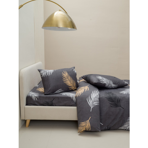 Постельное белье 4009/2 2-х сп с евро простыней с наволочками 50/70 фото 3