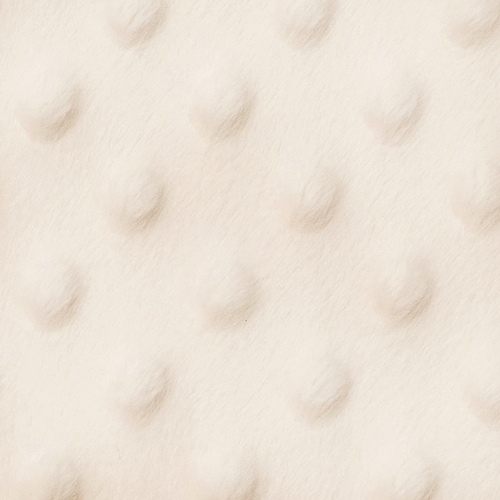 Мерный лоскут Плюш Минки Китай 180 см/75 см цвет молочный фото 3