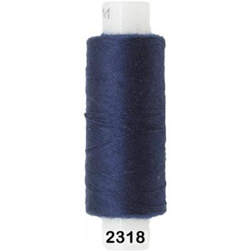 Нитки швейные 45ЛЛ 200м цвет 2318 темно-синий фото 1