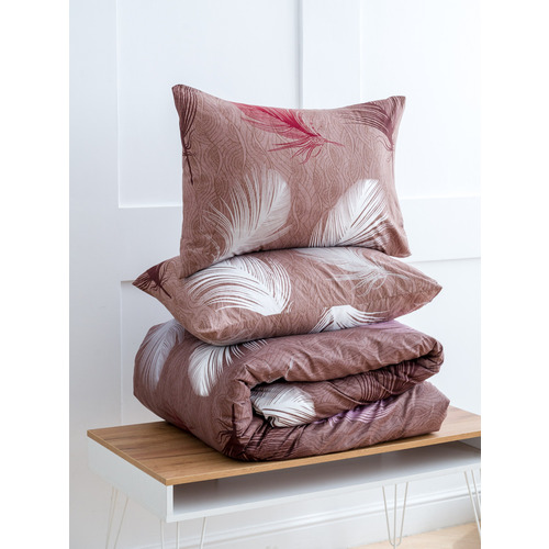 Постельное белье 4236 2-х сп с евро простыней с наволочками 50/70 фото 11