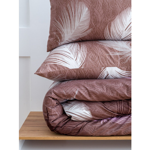 Постельное белье 4236 2-х сп с евро простыней с наволочками 50/70 фото 12