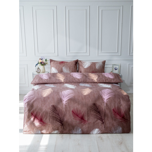 Постельное белье 4236 2-х сп с евро простыней с наволочками 50/70 фото 10