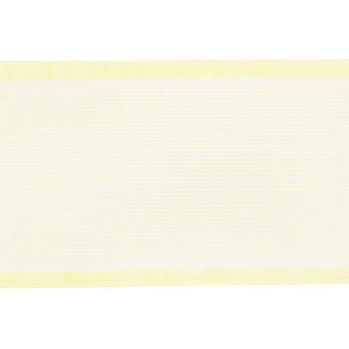 Лента для бантов ширина 80 мм цвет желтый 1 метр фото 1
