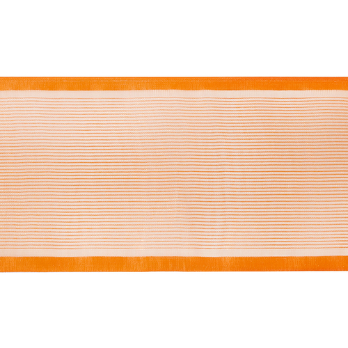 Лента для бантов ширина 80 мм цвет оранжевый 1 метр фото 1