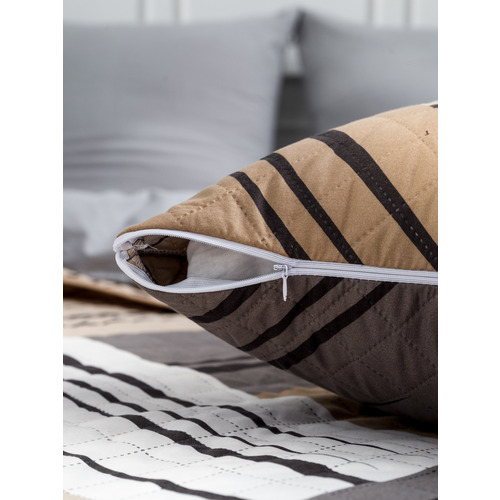 Чехол декоративный VT для подушки с молнией, ультрастеп s11714-05a 50/70 см в упаковке 2 шт фото 12