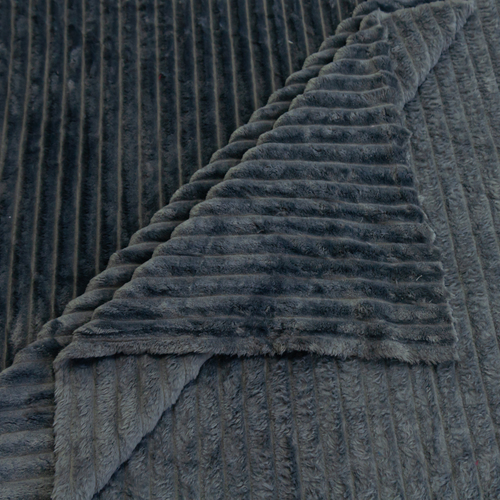 Ткань на отрез велсофт Orrizonte 300 гр/м2 200 см 006-ОT цвет серый фото 3