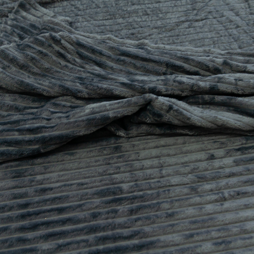 Ткань на отрез велсофт Orrizonte 300 гр/м2 200 см 006-ОT цвет серый фото 2