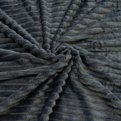 Ткань на отрез велсофт Orrizonte 300 гр/м2 200 см 006-ОT цвет серый фото 1