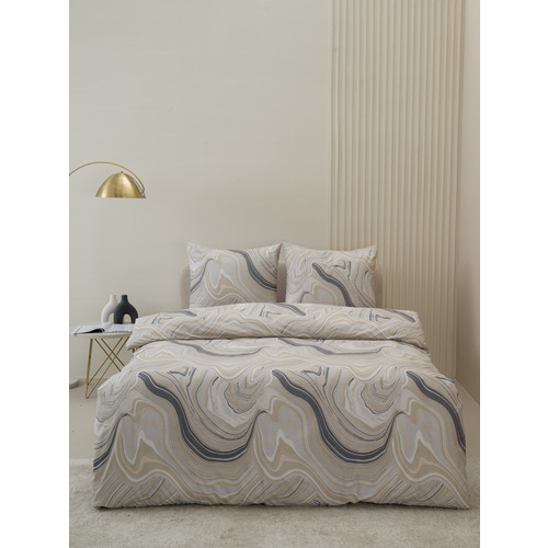 Постельное белье k12970-05 2-х сп с евро простыней с наволочками 70/70 фото 1