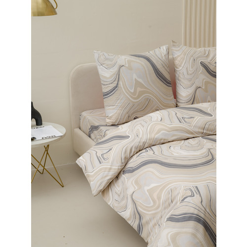 Постельное белье k12970-05 2-х сп с евро простыней с наволочками 70/70 фото 9