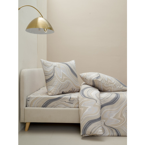 Постельное белье k12970-05 2-х сп с евро простыней с наволочками 70/70 фото 7