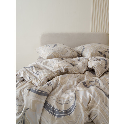 Постельное белье k12970-05 2-х сп с евро простыней с наволочками 70/70 фото 4