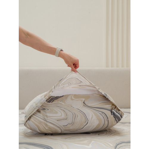 Постельное белье k12970-05 2-х сп с евро простыней с наволочками 70/70 фото 3