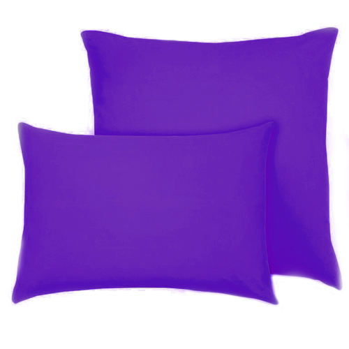 Наволочка на молнии Трикотаж цвет фиолетовый в упаковке 2 шт 50/70 см фото 1