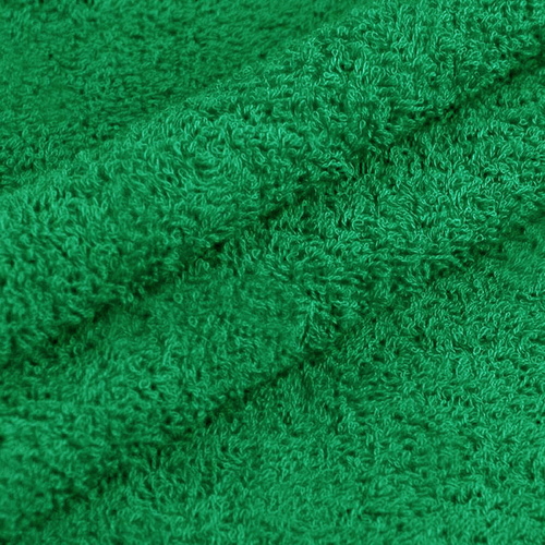 Ткань на отрез махровое полотно 220 см 430 гр/м2 цвет зеленый фото 1