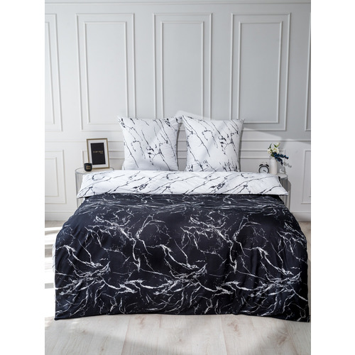 Постельное белье VT из полисатина 4359+11979-01a 2-х сп с евро простыней П-12/Пр-1/Н7-2 фото 4