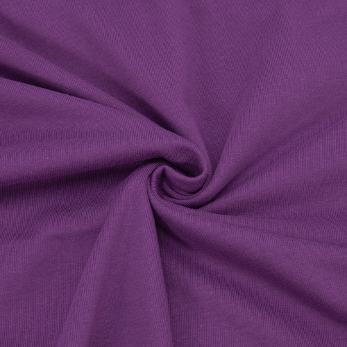 Ткань на отрез кулирка М-2045 цвет фиолетовый фото 1