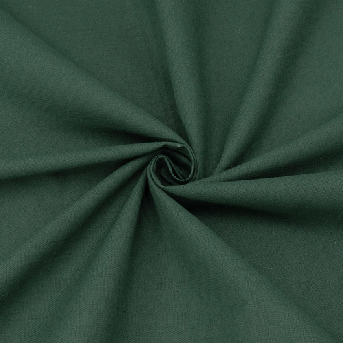 Ткань на отрез полулен 150 см 492 цвет зеленый фото 1