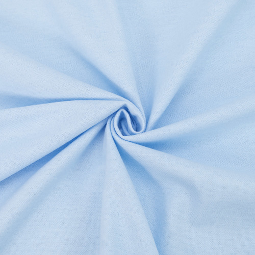 Ткань на отрез фланель 90 см цвет голубой фото 1