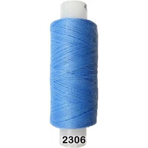 Нитки швейные 45ЛЛ 200м цвет 2306 голубой фото 1