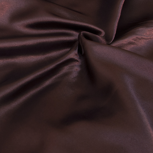 Шелк искусственный 100% полиэстер 220 см цвет шоколад фото 2