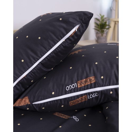 Наволочка из полисатина на молнии 4007 в упаковке 2 шт 50/70 фото 6