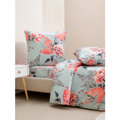 Постельное белье VT из полисатина 023-8 2-х сп с евро простыней с наволочками 70/70 фото 7