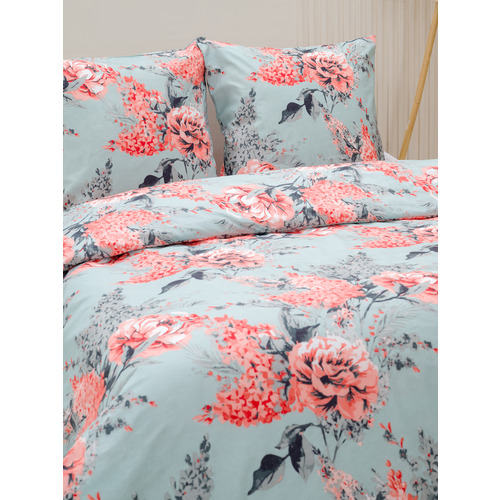 Постельное белье VT из полисатина 023-8 2-х сп с евро простыней с наволочками 70/70 фото 6